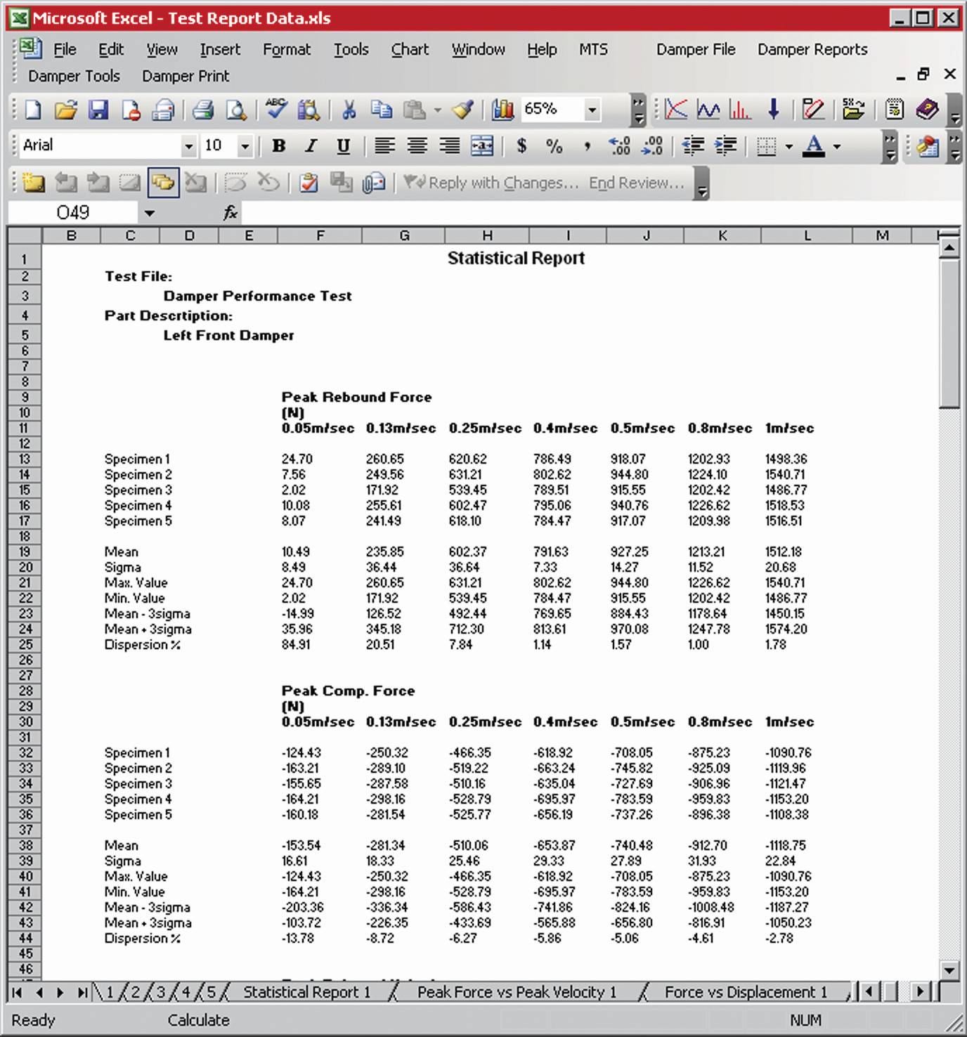 Damper Software